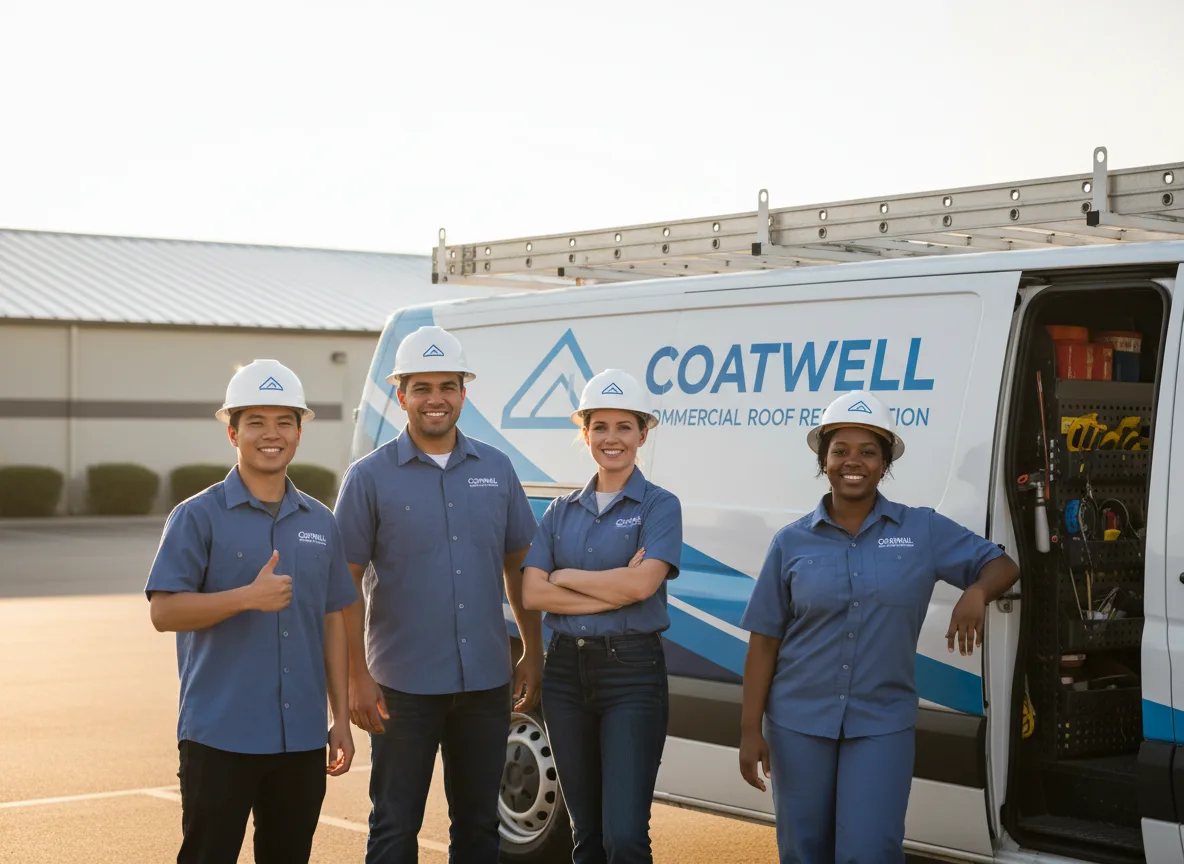 Commercial roof coating company in Bailey, TX